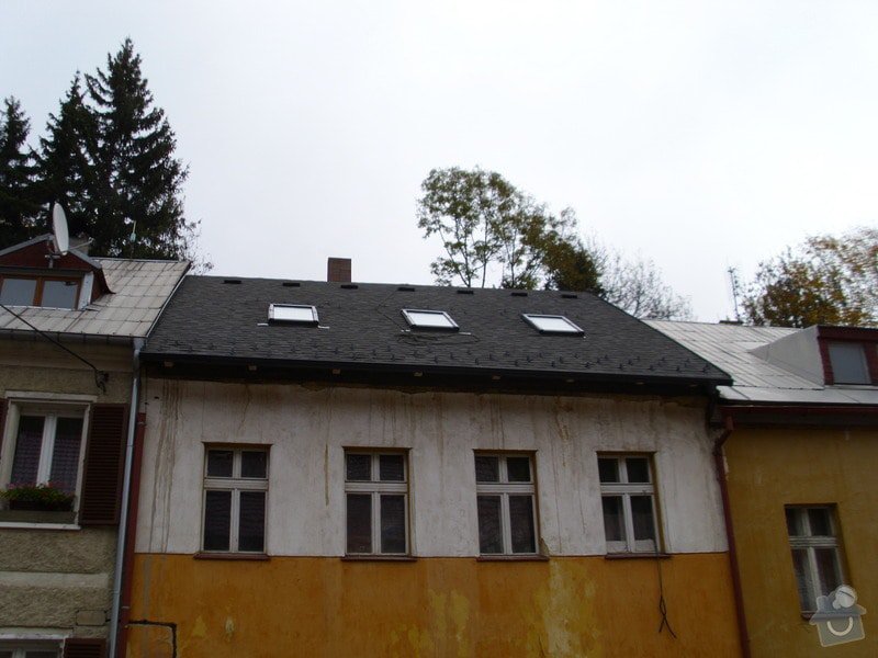 Pokládka střechy ze šindele, bitumenu: IMG_1636