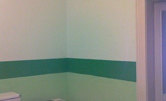  dekorativní malování dvou pokojů
