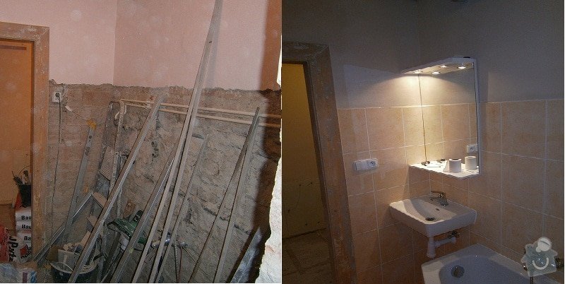 Rekonstrukce zděné koupelny: 2_1