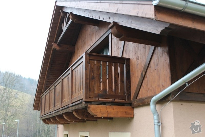 Balkony a obložení penzionu: IMG_5278