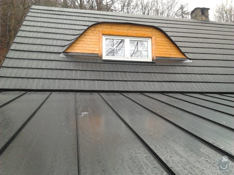 Pokrytí střechy verandy, instalace okapového systému, oprava střechy: 2012-12-28_12.30.07