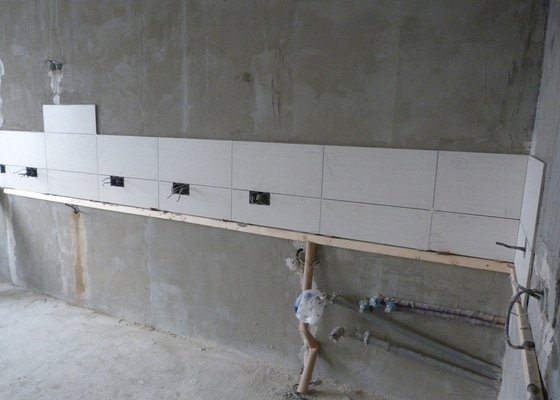 Rekonstrukce části bytu (obývací pokoj + kk) v panelovém domě