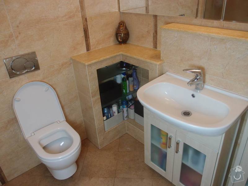 Obklady + podlahy v koupelnách, WC, kuchyni, omítky, vyzdění: koupelna4m