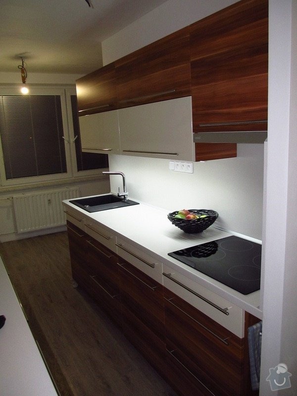 Rekonstrukce bytového jádra, kuchyně, předsíně, obývacího pokoje v panelovém domě (3+1): 6