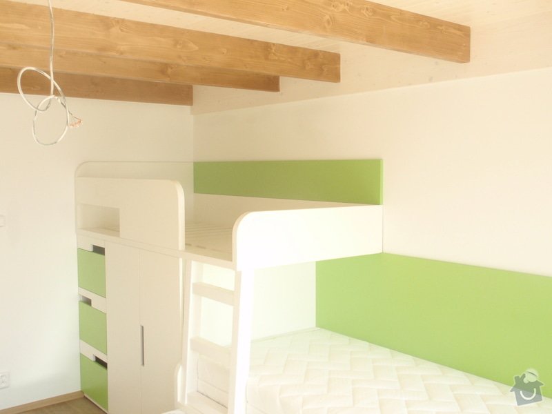 Drobné stavební úpravy + výroba postelí do dětského pokoje: DUBEN2013_151