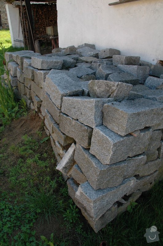 Pokládka kamenné dlažby a oprava kamenných zdí: 3a