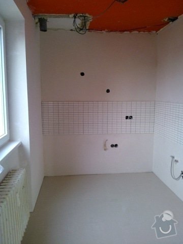 Rekonstrukce koupelny, předsíně, kuchyně: K9
