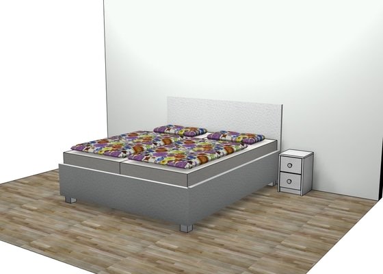 Výroba postele + nočních stolků