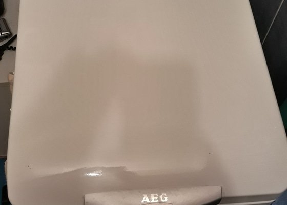 Oprava pračky AEG 47330 - chyba zámku - stav před realizací