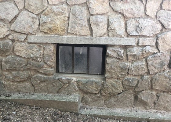 Zedník — začištění po výměně oken