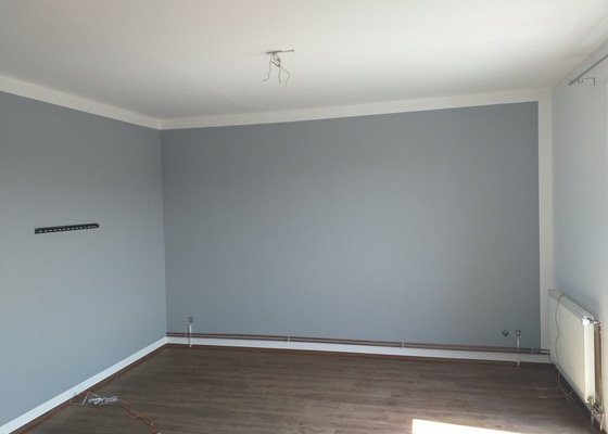 Malování 3 pokojů v bytě