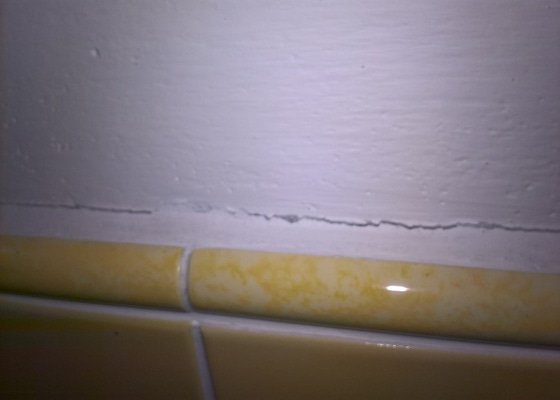 Výměna WC a oprava obkladu stěny