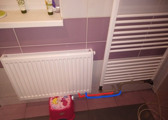 Instalace radiatoru