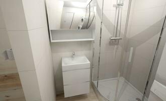 Rekonstrukce koupelny v panelovém domě (3.np s výtahem) - stav před realizací
