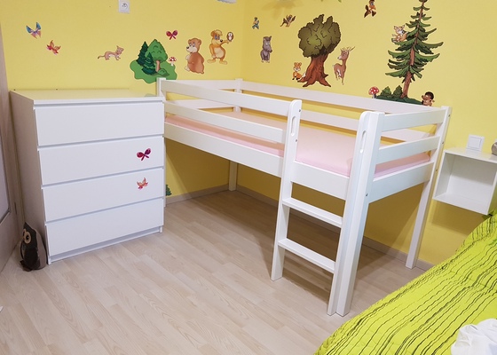 Zvýšená dětská postel