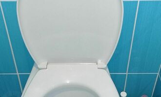 Porouchané splachování WC - stav před realizací