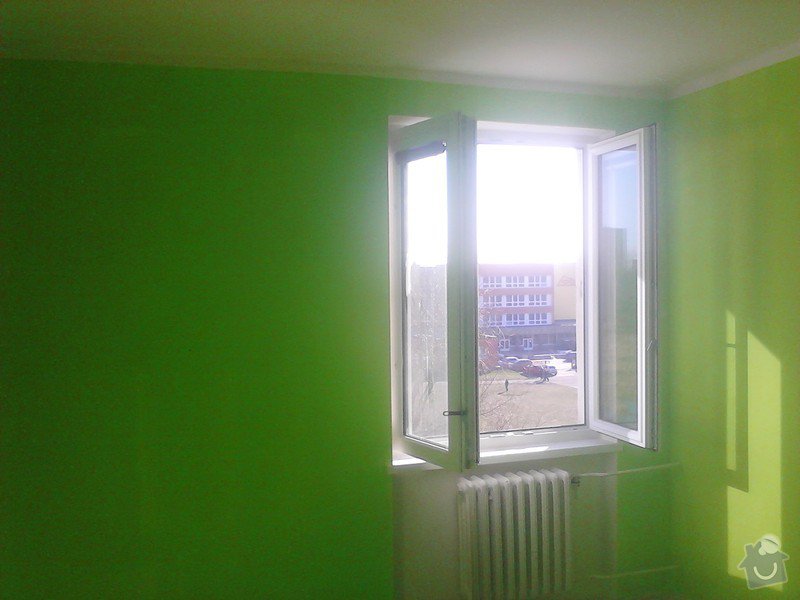 Rekonstrukce panelového bytu: malovani_loznice_2