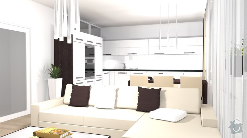 Návrh a vizualizace kuchyně a obývacího pokoje: kuchyn_obyvak_2