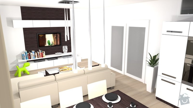 Návrh a vizualizace kuchyně a obývacího pokoje: kuchyn_obyvak_4