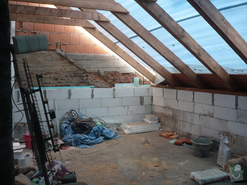 Nová střecha na řadový rodinný dům: P1160906