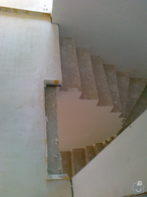 Zhotovení obkladu schodů a zábradlí: S5