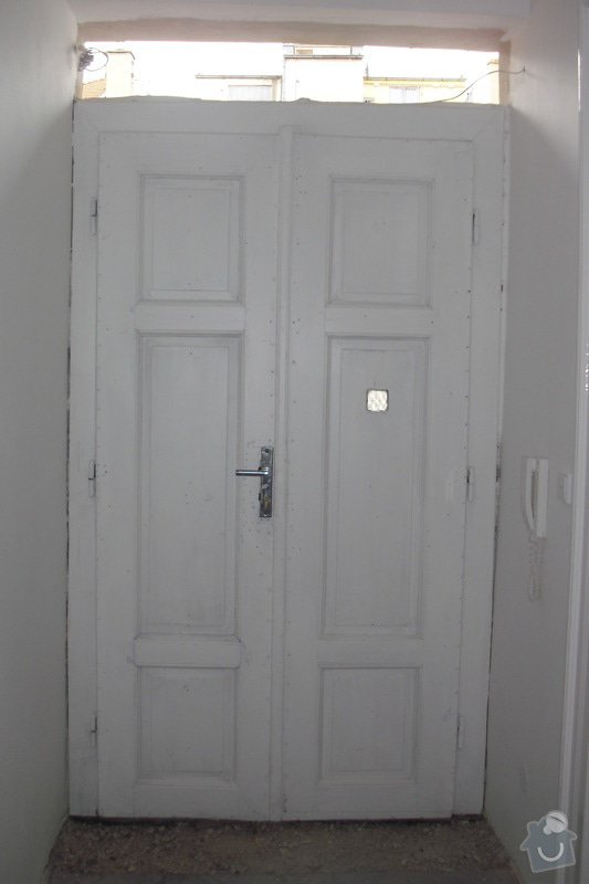 Výroba vstupních dveří: CIMG1612
