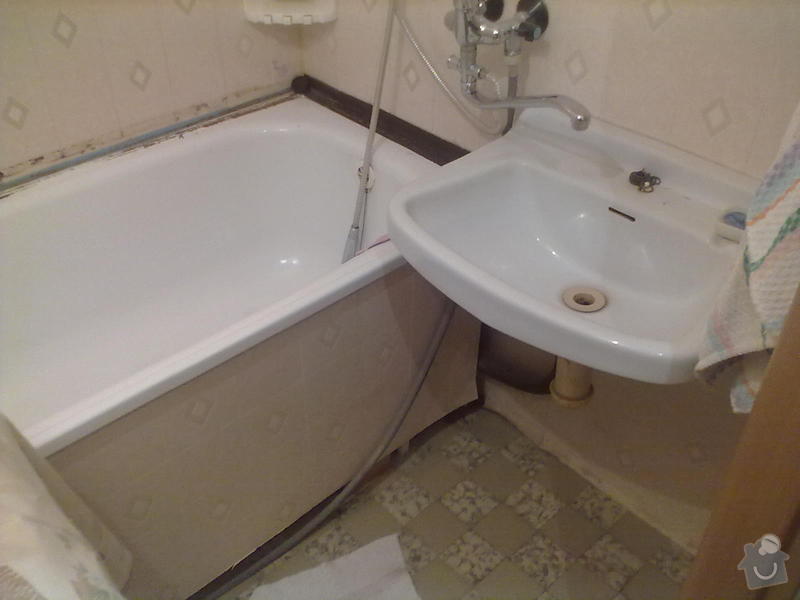 Rekonstrukce Koupelny,Wc ,a snížení stropu v pokoji: 180820131674