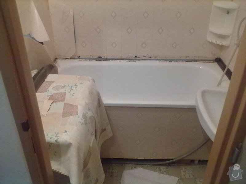 Rekonstrukce Koupelny,Wc ,a snížení stropu v pokoji: 180820131677