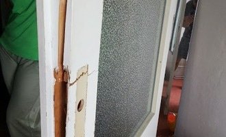 Oprava a renovace interiérových dveří - stav před realizací
