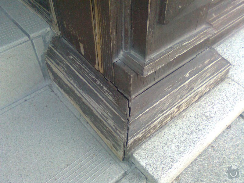 Oprava dřevěných výkladců a dveří: Fotografie0108
