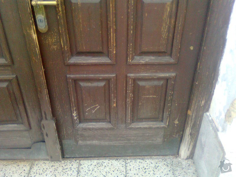 Oprava dřevěných výkladců a dveří: Fotografie0109