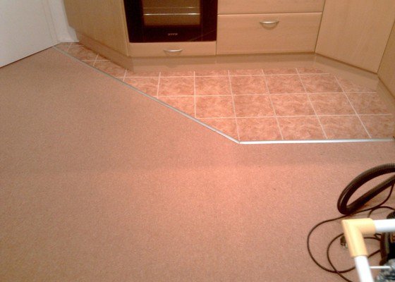 Položení PVC podlahy - stav před realizací