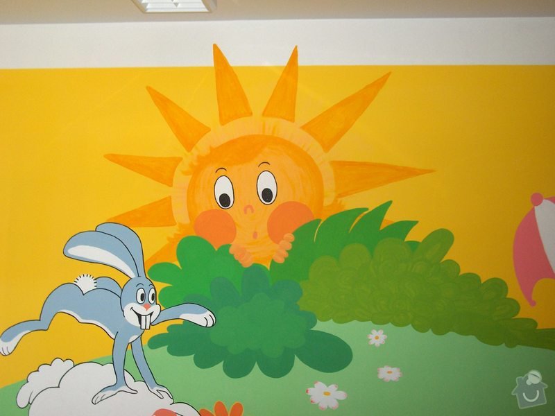 Nástěnná malba v mateřském centru Poděbrady: HPIM1119