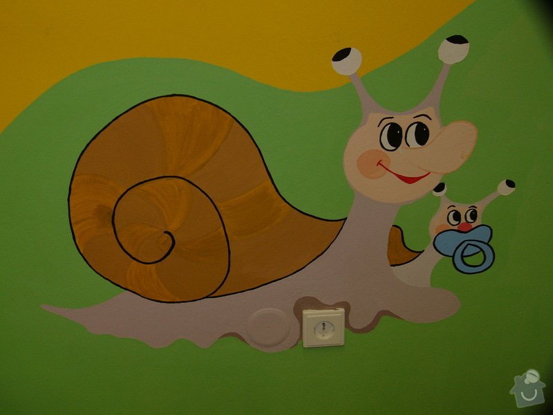 Nástěnná malba v mateřském centru Poděbrady: P1170361