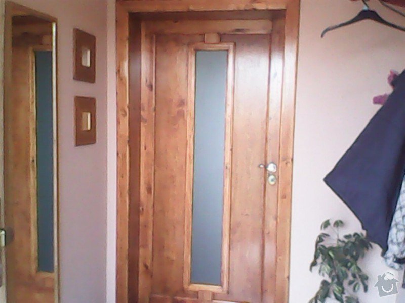 Dřevěné dveře, zesílené proti hluku: IMG0164A