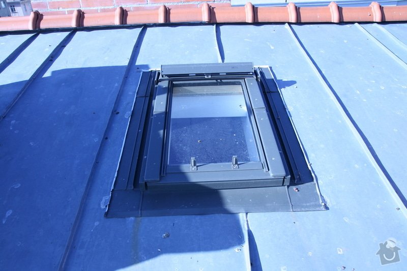 Oprava vsazení střešních oken do plechové střechy: IMG_4436