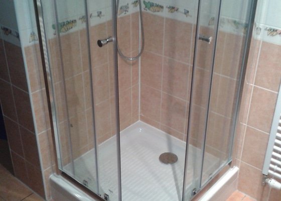 Usazení sprchové vaničky