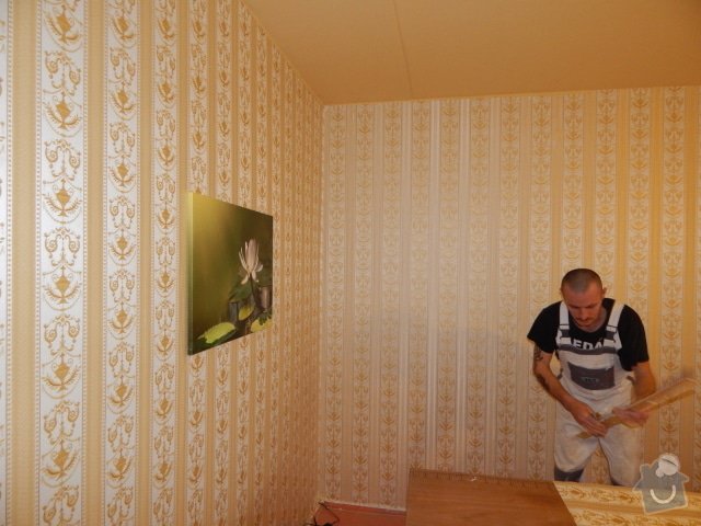 Vymalování a tapetování, 1 místnost v paneláku: DSCN1111