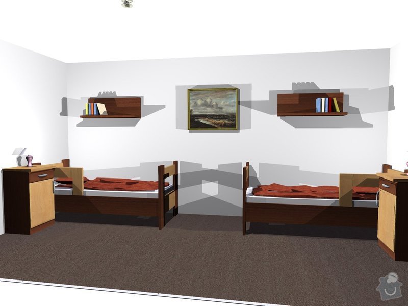 Výroba nábytku z LTD: pokojik2