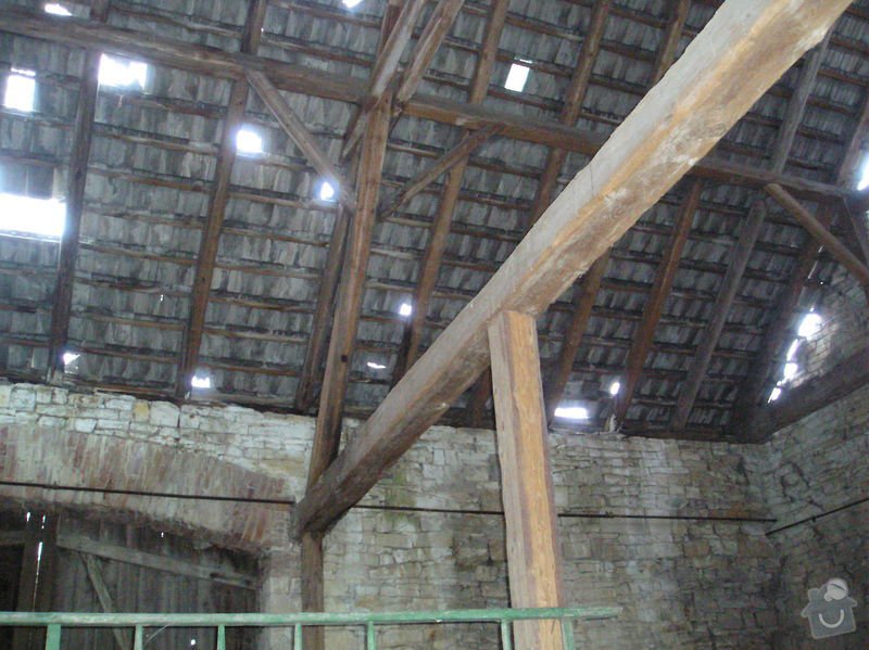 Demolice stodoly: stodola