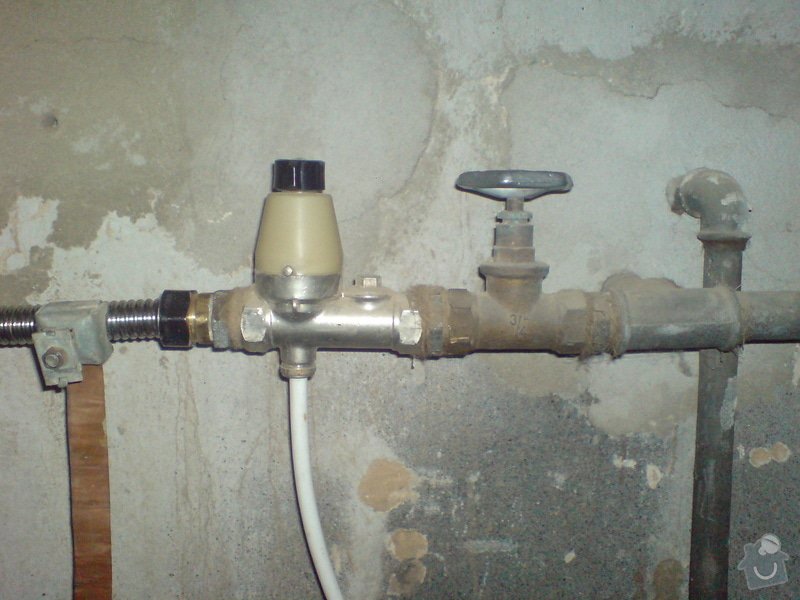 Výměna/oprava pojistného ventilu k bojleru Tatramat EOV 122: myjava