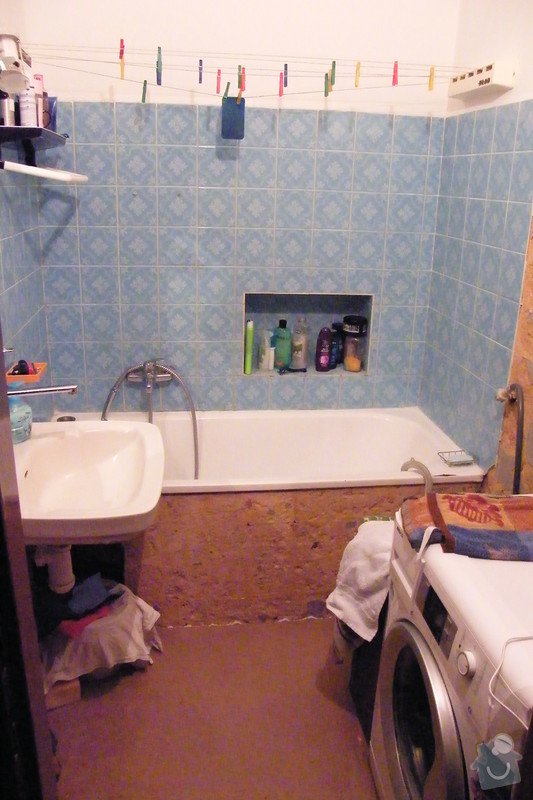 Rekonstrukce koupelny cca 2 x 1,6m: DSCF4646