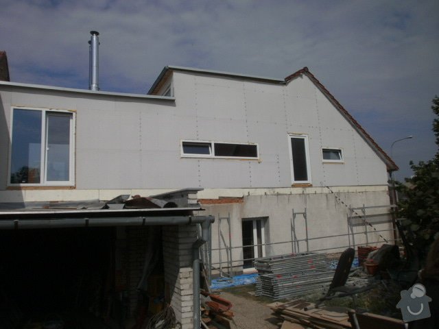 Zateplení fasády cca 250 m2: P7251327