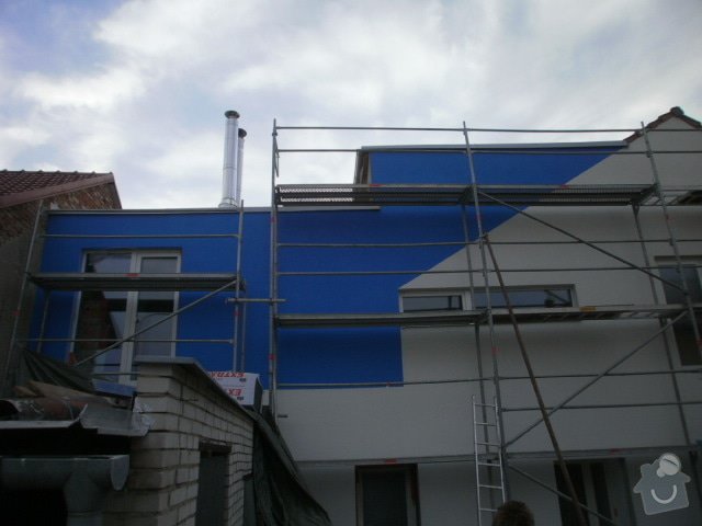 Zateplení fasády cca 250 m2: P8131425