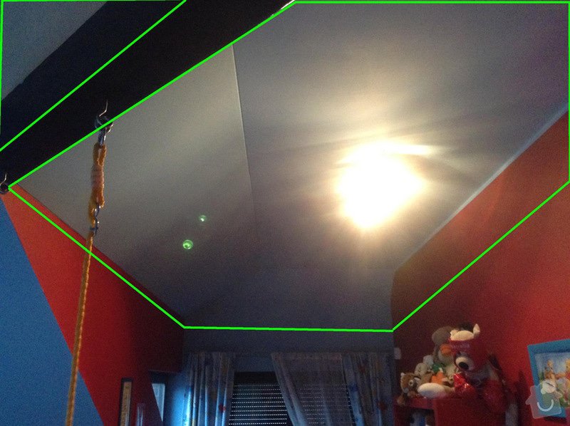 Sádrokarton - snížení stropu: image