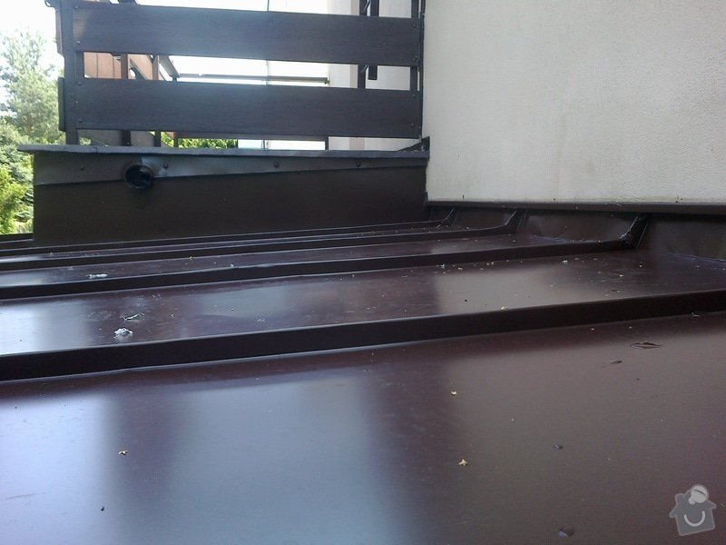 Klempířské práce na verandě - střecha 3x3m: 21062013284