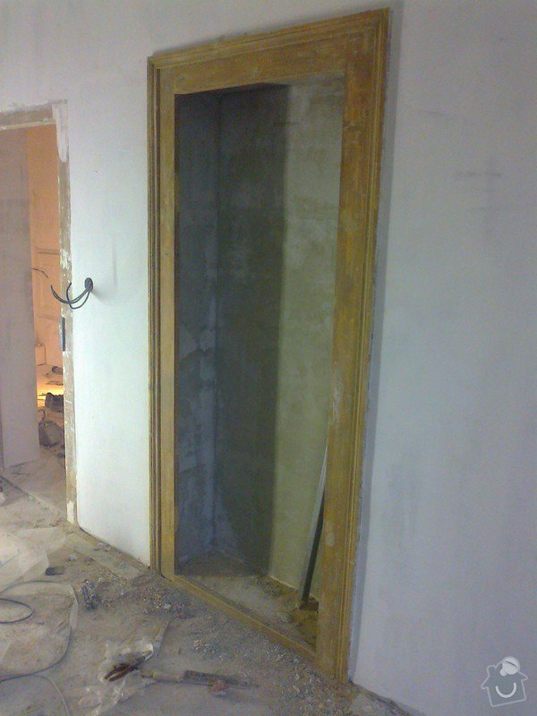 Renovace zdí sadrove omitky + renovace dveri a oken: Fotografie0003