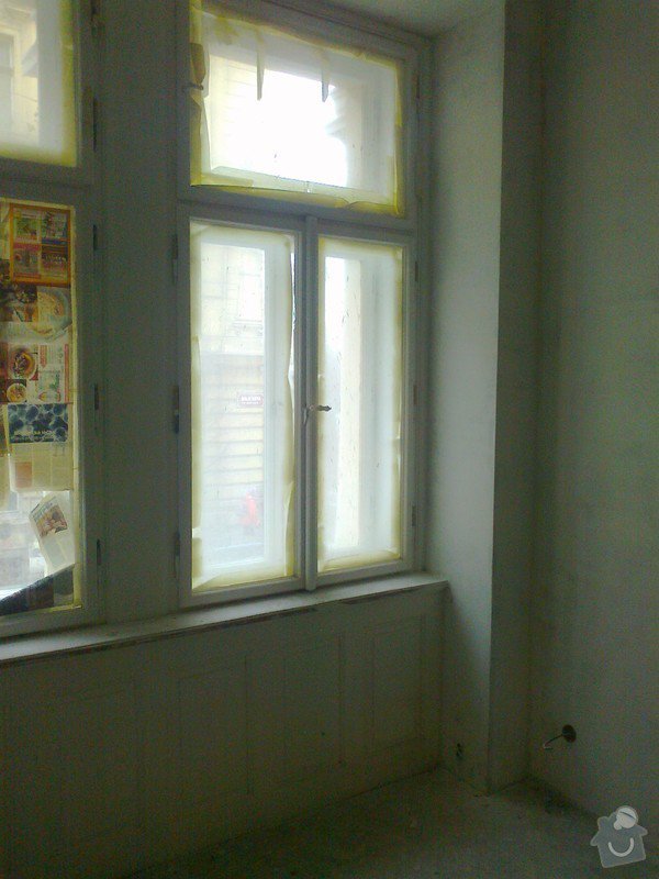 Renovace zdí sadrove omitky + renovace dveri a oken: Fotografie0004