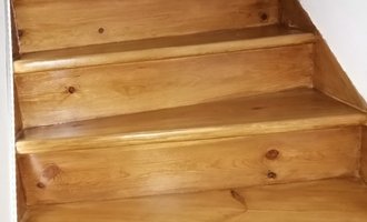 Renovace dřevěných schodů