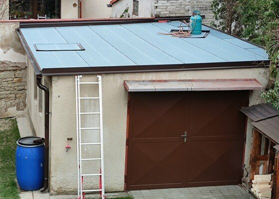 Izolace ploché střechy garáže